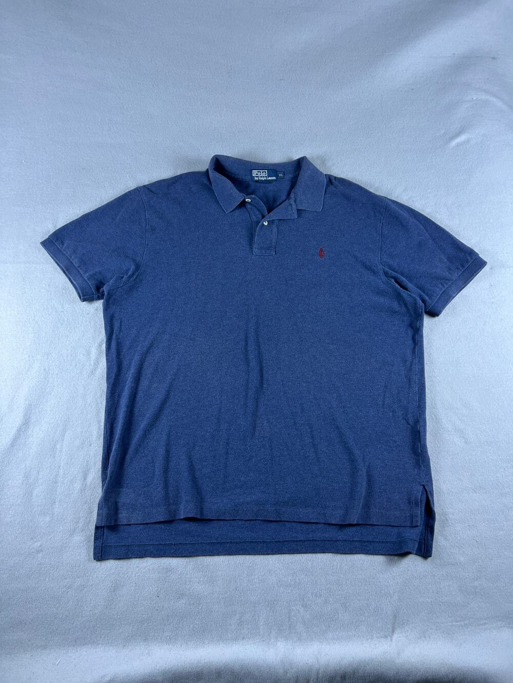 Vintage Polo Ralph Lauren Polo T Shirt Rugby Blue 90s Men’s XL Classic Preppy